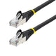 StarTech.com NLBK-100F-6A-PATCH networking cable Black 1200.8" (30.5 m) Cat6a S/FTP (S-STP) Round
