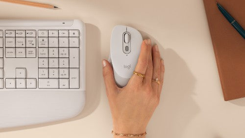 Logitech Signature Comfort M840 L mouse Universal Right-hand RF Wireless + Bluetooth Optical 4000 DPI