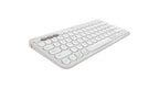 Logitech Pebble 2 Combo keyboard Mouse included Universal RF Wireless + Bluetooth QWERTY English White