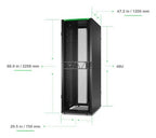APC AR3347B2 rack cabinet 52U White