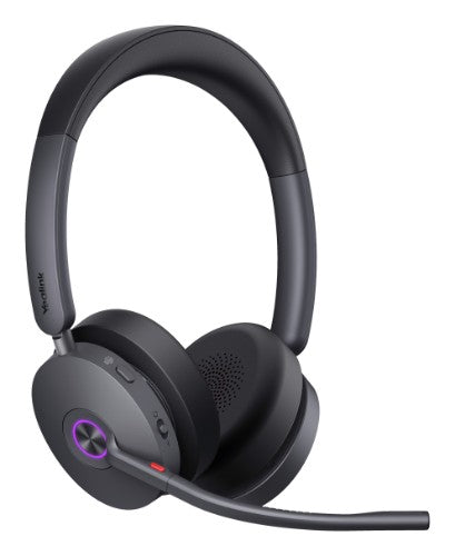 Yealink WH68 Hybrid Teams Headset Wired & Wireless Head-band Calls/Music USB Type-C Bluetooth Black