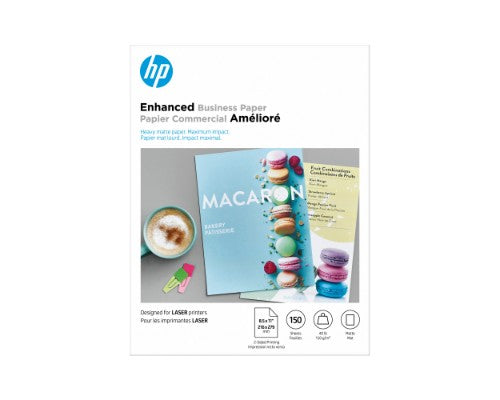 HP Enhanced Business Paper, Matte, 40 lb, 8.5 x 11 in. (216 x 279 mm), 150 sheets