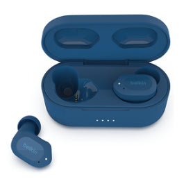 Belkin SOUNDFORM Play True Wireless Earbuds, AUC005 Headset True Wireless Stereo (TWS) In-ear Music Bluetooth Blue