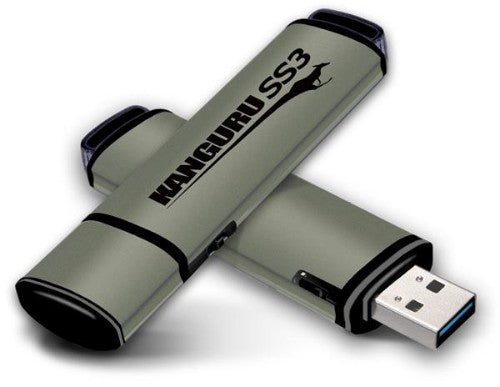 iStorage Kanguru 16GB SS3 USB3.0 USB flash drive USB Type-A 3.2 Gen 1 (3.1 Gen 1) Aluminum