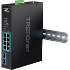 Trendnet TI-PGM102 network switch Gigabit Ethernet (10/100/1000) Power over Ethernet (PoE) Black