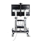 StarTech.com 1110C-MOBILE-TV-CART TV mount/stand 100" Black, Silver