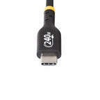 StarTech.com USB2EPR3F USB cable USB 2.0 36.5" (0.928 m) USB C 0.48 Gbit/s 240 W Black