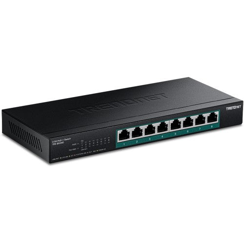 Trendnet TPE-BG380 network switch Unmanaged 2.5G Ethernet (100/1000/2500) Power over Ethernet (PoE) Black