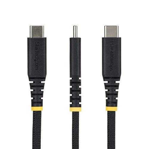 StarTech.com USB2AC10FBR USB cable USB 2.0 120.1" (3.05 m) USB A USB C 0.48 Gbit/s 15 W Black