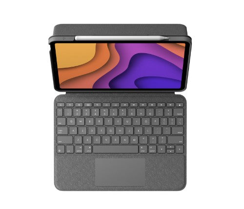 Logitech Folio Touch Gray Smart Connector QWERTY English