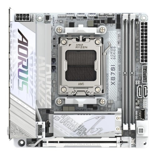 GIGABYTE X870I AORUS PRO ICE motherboard AMD X870 Socket AM5 Micro ITX