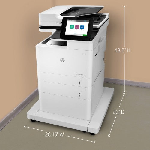 HP LaserJet Enterprise M635fht Multifunction Black and white Printer, Ethernet Only; Copier, Scanner
