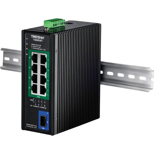 Trendnet TI-BG5091 network switch Unmanaged 2.5G Ethernet (100/1000/2500) Power over Ethernet (PoE) Black