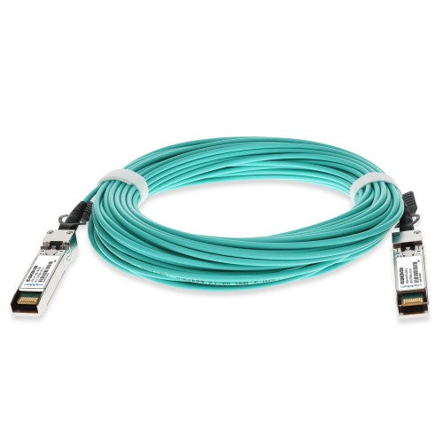 AddOn Networks ADD-S28ARS28IN-O20M InfiniBand/fibre optic cable 787.4" (20 m) SFP28 AOC Aqua color