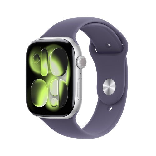 Apple Watch Series 11 OLED 46 mm Digital 416 x 496 pixels Touchscreen Silver Wi-Fi GPS (satellite)