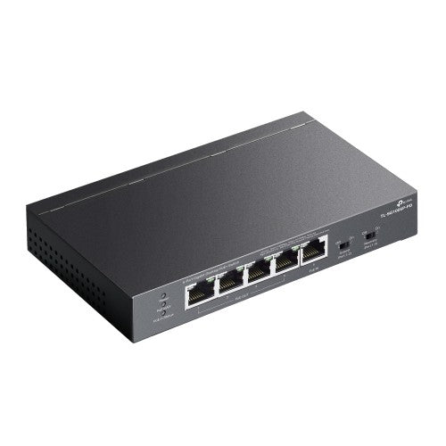 TP-Link TL-SG1005P-PD network switch Gigabit Ethernet (10/100/1000) Power over Ethernet (PoE) Black