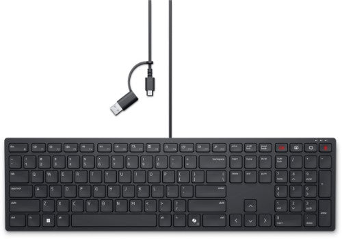 DELL KB525C keyboard Office USB QWERTY US English Black
