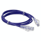 AddOn Networks ADD-1FSLCAT6A-PE networking cable Purple 11.8" (0.3 m) Cat6a U/UTP (UTP) Round