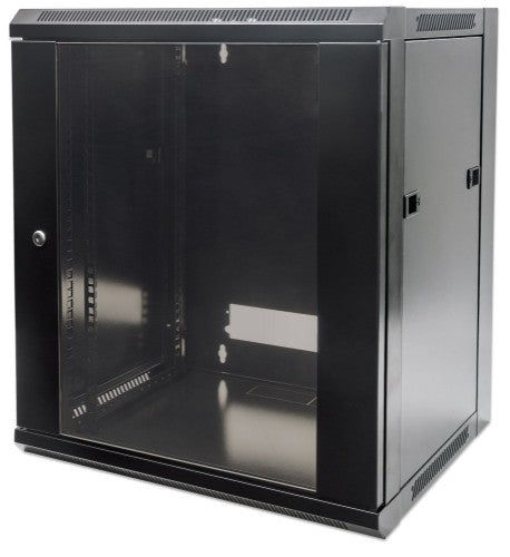 Intellinet 711869 rack cabinet 12U Wall mounted rack Black
