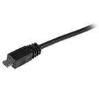 StarTech.com UUSBHAUB1 USB cable USB 2.0 11.8" (0.3 m) USB A Micro-USB B 0.48 Gbit/s Black