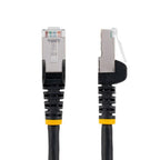 StarTech.com NLBK-4F-CAT6A-PATCH networking cable Black 47.2" (1.2 m) S/FTP (S-STP)