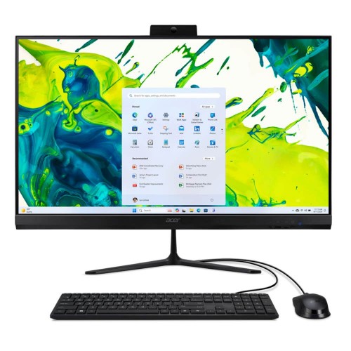 Acer Aspire C27-2G-UR15 AMD Ryzen™ 5 7430U 27" 1920 x 1080 pixels All-in-One PC 16 GB DDR4-SDRAM Windows 11 Home Wi-Fi 6 (802.11ax) Black