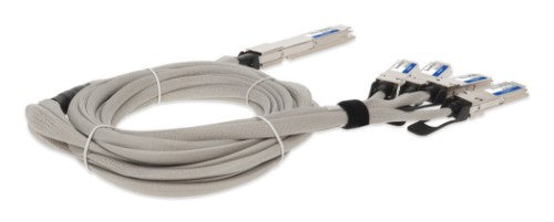 AddOn Networks MCP7Y70-H002-AO InfiniBand/fibre optic cable 78.7" (2 m) OSFP 4x QSFP56 DAC Gray, Silver
