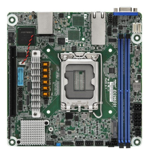 Asrock EC266D2I motherboard Intel C266 LGA 1700 mini ITX