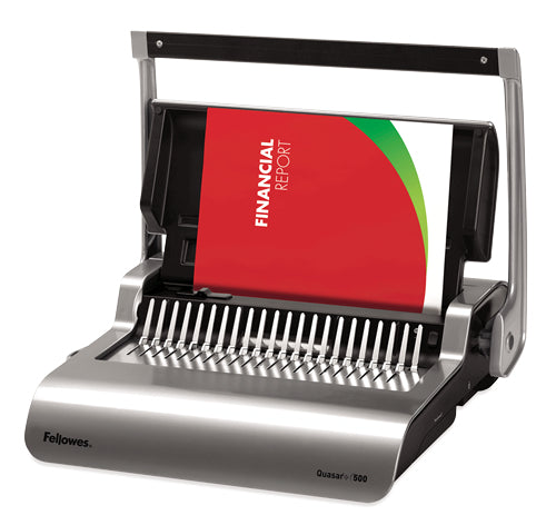Fellowes Quasar 500 sheets Black, Metallic, Silver