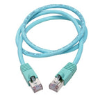 Tripp Lite N262-003-AQ networking cable Aqua color 35.8" (0.91 m) Cat6a S/UTP (STP)