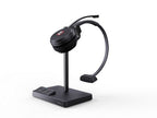 Yealink WH62 Mono UC Headset Wireless Head-band Office/Call center Micro-USB Charging stand Black