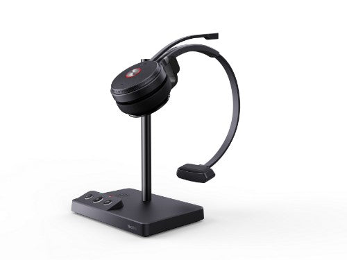 Yealink WH62 Mono UC Headset Wireless Head-band Office/Call center Micro-USB Charging stand Black