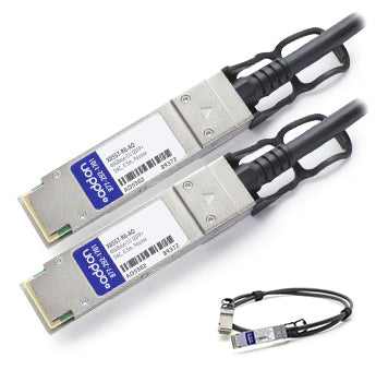 AddOn Networks 0.5 QSFP+ - QSFP+ InfiniBand/fibre optic cable 19.7" (0.5 m) QSFP+ Black