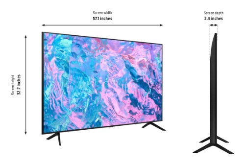 Samsung Hg65Cu708Nfxza Is A 65-Inch 4K Uhd Smart Led Tv, Designed Specifically For The Hospitality