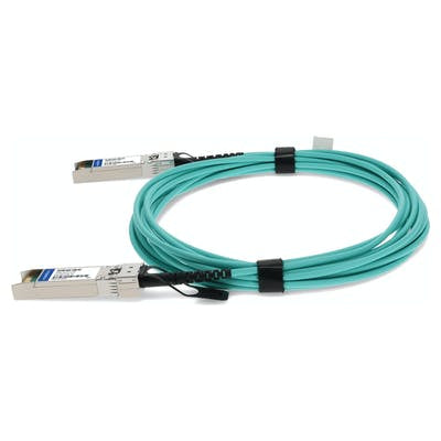 AddOn Networks J9150D-AOC-15M-AO InfiniBand/fibre optic cable 590.6" (15 m) SFP+ Aqua color