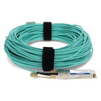 AddOn Networks MFA1A00-E020-AO InfiniBand/fibre optic cable 787.4" (20 m) QSFP28 Aqua color, Silver