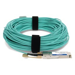AddOn Networks MFA1A00-E020-AO InfiniBand/fibre optic cable 787.4" (20 m) QSFP28 Aqua color, Silver