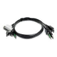 StarTech.com SKDVI2HDDP06MMKVM06T KVM cable Black 70.9" (1.8 m)