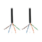 Tripp Lite N022-01K-BK networking cable Black 12007.9" (305 m) Cat5e