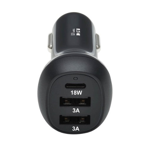 Tripp Lite U280-C03-36W-1B mobile device charger Universal Black Cigar lighter Fast charging Auto
