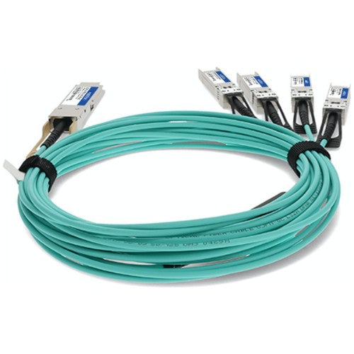 AddOn Networks QSFP-4SFP25GAOC2M-AO InfiniBand/fibre optic cable 78.7" (2 m) QSFP28 4x QSFP28 AOC Aqua color