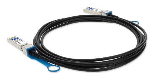 AddOn Networks ADD-SDESHP-PDAC-2M InfiniBand/fibre optic cable 78.7" (2 m) SFP+ DAC Black, Stainless steel