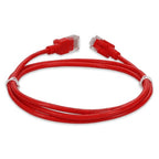 AddOn Networks ADD-1FSLCAT6A-RD networking cable Red 11.8" (0.3 m) Cat6a U/UTP (UTP) Round