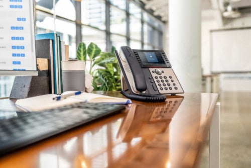 HP Poly Edge E550 IP Phone and PoE-enabled GSA/TAA
