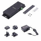 StarTech.com I43-SERIAL-ETHERNET serial converter/repeater/isolator RS-232 RJ-45 Black