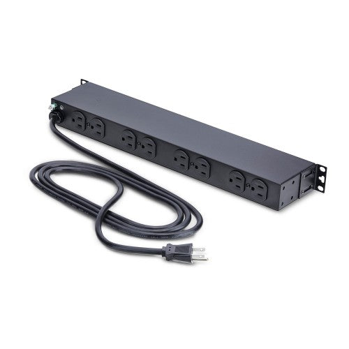 StarTech.com 1415B8H-RACK-PDU-SP power distribution unit (PDU) 14 AC outlet(s) 1U Black