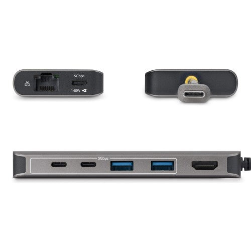 StarTech.com 315B-USBC-MULTIPORT laptop dock/port replicator Wired USB 3.2 Gen 1 (3.1 Gen 1) Type-C Gray