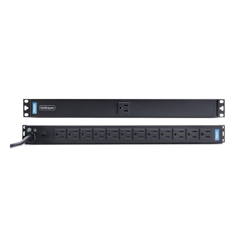 StarTech.com 1315B8H-RACK-PDU power distribution unit (PDU) 13 AC outlet(s) 1U Black