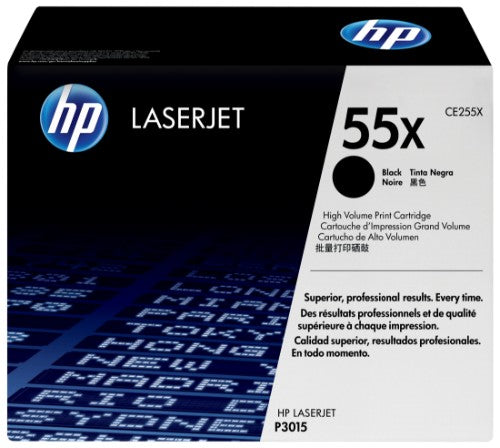 CE255X (55X) Toner black, 12.5K pages