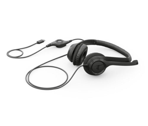 Logitech 981-001575 headphones/headset Wired Head-band Calls/Music USB Type-C Black